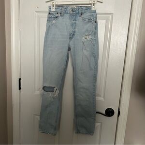 mom high rise jeans